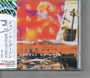 ks*ジョン・アンダーソン/Jon Anderson「Change We Must」/国内盤帯付き/Yes/ABWH