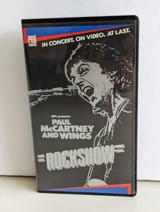 m954 VHS/ウイングス・ロックショウ/WINGS/Rockshow/TOVW-3308/ポール・マッカートニー/Paul McCartney/ビートルズ/The Beatles