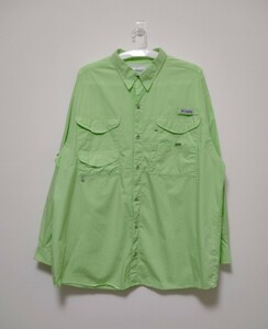 【即決可】【希少特大サイズ】COLUMBIA PFG フィッシング シャツ XXLサイズ相当　コロンビア　釣り