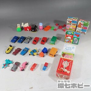 1WE64◆当時物 グリコ ミニカー 他 おまけ おもちゃ 玩具 まとめ 大量セット 未検品現状/加藤裕三 昭和レトロ 動物 食玩 消しゴム 送:-/60