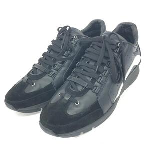 良好◆Dsquared2 ディースクエアード RUNNER スニーカー 42.5◆SNM0404 13220001 M063 ブラック レースアップ メンズ 靴 シューズ