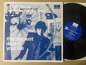 試聴 パパパ コーラス ソフトロック インディーポップ 他 Paul Bevoir With Family Way Happiest Days Of Your Life LP Small Town Parade