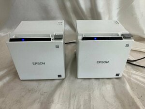 ●EPSON TM-m30 M335B レシートプリンター 2台セット 中古品【1683】