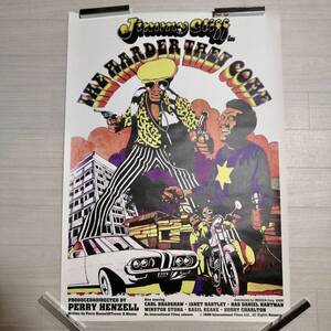 Jimmy Cliff 告知 ポスター THE HARDER THEY COME ジミークリフ 美品 グッズ