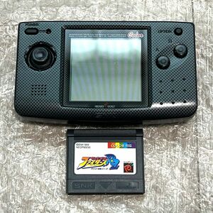 NGP 後期型 ネオジオポケット カラー 本体 カモフラージュブラック＋ザ キング オブ ファイターズR2 NEO GEO Pocket Color 新型 迷彩 黒