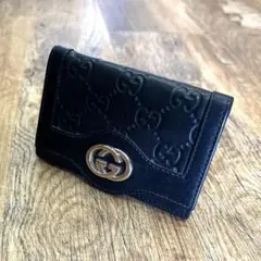 GUCCI グッチ 282435 GG グッチシマ 名刺入れ カードケース