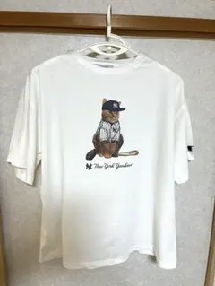 MLB ニューヨーク・ヤンキース アニマル（猫）Tシャツ