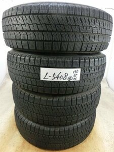 L-5408 溝あり 中古スタッドレス ブリヂストン BLIZZAK VRX2 175/65R14 82Q (4本)