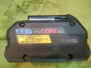 未使用品☆Bosch (ボッシュ) 純正 リチウムイオンバッテリー ProCORE 18V 8.0Ah