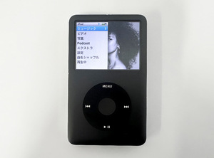 100円～★Apple アップル iPod classic iPodクラシック 160GB ブラック A1238 MC297J 音出しのみ確認 現状品