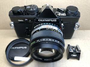 OLYMPUS OM-2N オリンパス フィルムカメラ MF一眼レフ　ZUIKO AUTO-S 50mm f1.4 単焦点レンズ