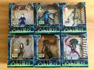 貴重　kenner エイリアン4 フィギア6個セット コンプ　ハズブローALIEN RESURRECTION 6種 保管品