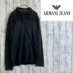 ARMANI JEANS★アルマーニジーンズ★長袖 ポロシャツ★サイズL　85-99