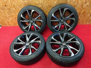 ブリヂストン VRX2 235/40R18 ホンダ シビック FK7 純正 18×8J 溝有スタッドレス付4本 流用にも 中古 売切!!