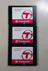 KN4785【現状品】 TS32GSSD370 Transcend SSD370 3個セット