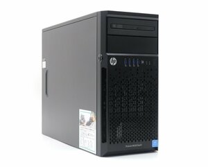 hp ProLiant ML30 Gen9 (3.5インチ) Pentium G4500 3.5GHz 8GB 500GBx2台(SATA3.5インチ/RAID10構成) DVD-ROM SmartArray B140i