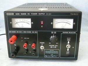 3～30v　電源機　★　PS-560W　DAIWA　最大56　直流安定化電源