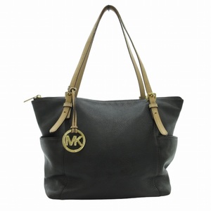 マイケルコース MICHAEL KORS トートバッグ ハンドバッグ レザー ゴールド金具 黒 ブラック ■GY14 /FT 0828 レディース