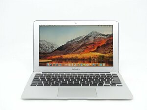 2010年/充放電73回/カメラ内蔵/ 中古 11.6型 　ノートPC Core2 DUO U9400/SSD256GB/4GB　MacBook Air A1370　OS High sierra10.13.6