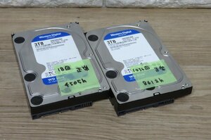 ★≪中古品≫WD HDD 3.5 3T WD30EZRX/RZ 2種[t24061304]