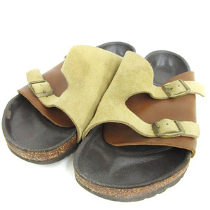 ビルケンシュトック BIRKENSTOCK チューリッヒ zurich サンダル レザー スエード 40 26cm ブラウン 茶 050461 /YM2 ■GY01 メンズ