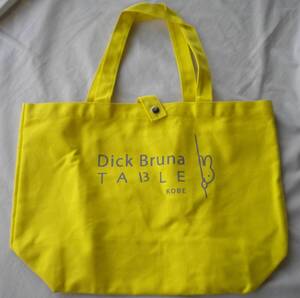 ☆★新品・未使用*Dick Bruna TABLE 神戸限定　ロゴ帆布トートバッグ*ディック・ブルーナ テーブル・ミッフィー★☆