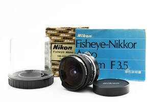 【希少元箱付き★】 ニコン Nikon Ai Fisheye-NIKKOR 16mm F3.5 フィッシュアイ #M11036