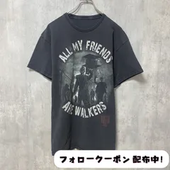 古着 used　WALKING DEAD　ウォーキングデッド　半袖　プリントTシャツ　黒　ブラック　ムービーT　ホラー　ゾンビ　レトロ　デザイン　ストリート　クルーネック　春夏服　メンズ　レディース