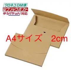 発送用ケース　梱包パッケージ　段ボールA4サイズ2cm　100枚