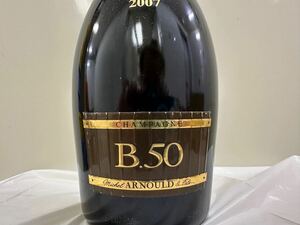 【希少】2007年vintage・Michel ArnoldシャンパーニュB.50byバンパッション750ml・箱無・美品・古酒