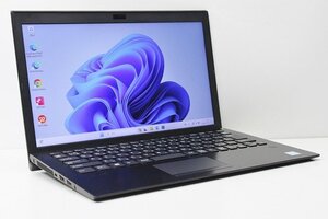 1円スタート ノートパソコン Windows11 WPS office搭載 VAIO Pro PG VJPG1113 第8世代 Core i5 SSD256GB メモリ8GB フルHD 13.3 カメラ