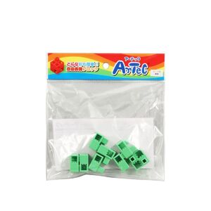 アーテック Artecブロック パーツ単品 ハーフB 8P 黄緑 77786