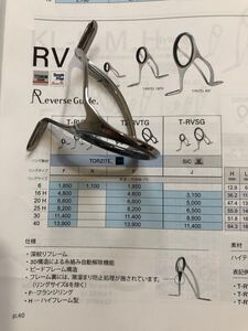 送料無料！！　富士工業　FUJI チタン　RV ガイド　T-RVSG 40 未使用品