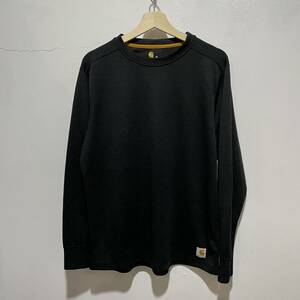 送料無料☆Carhartt☆カーハート☆ロンT☆メンズXL☆長袖Tシャツ☆インナー☆黒☆E9c