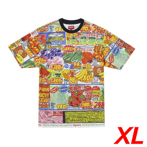 ★新品★Supreme Special Offer S/S Top XL [SS22] シュプリーム×李漢強 スーパーのチラシ風の総柄Tシャツ