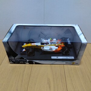 ホットウィール【1/18 ING Renault F1】 Team R27 Heikki Kovalainen ルノー 　コバライネン　ミニカー