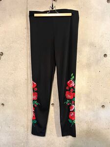 COMME des GARCONS HOMME PLUS/コムデギャルソンオムプリュス/花刺繍レギンス/2022S/S 花の存在期/希少サイズXL