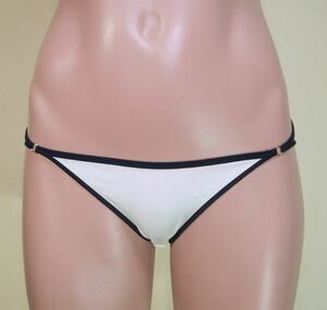 人類史上最も偉大な発明 三角パンティ 白サイドリングゴム黒 Lサイズ 綿 コットン ショーツ Low Rise Cotton Bikini Panties