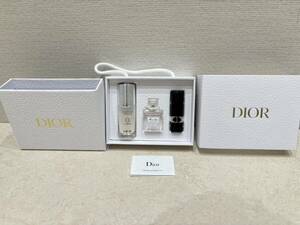 M4876　新品・未使用！　DIOR ディオール ディスカバリーキット コスメ オードゥトワレ　香水ブルーミングブーケ 口紅999S 美容液