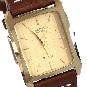 美品 SEIKO セイコー DOLCE ドルチェ 腕時計 7321-5570 クオーツ アナログ ヴィンテージ 亀戸精工舎 1970年代製 電池交換済み 動作確認済み