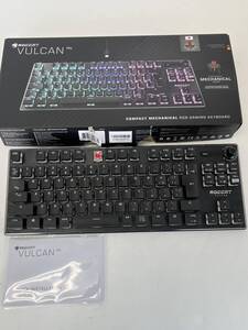 【難あり】　ROCCAT Vulcan TKL コンパクトメカニカル RGB ゲーミングキーボード ROC-12-285（ブラック）