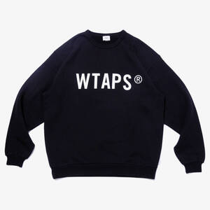 【国内正規】Lサイズ WTAPS WTVUA CREW NECK スウェットトレーナー クルーネック トレーナー　 Sweatshirt black