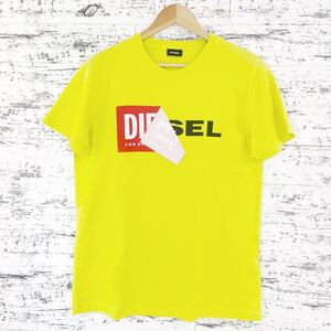 DIESEL Tシャツ T DIEGO QA T-SHIRT 00S02X-0091B 半袖　レモンイエロー Mサイズ ディーゼル