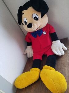 蔵出 当時物 巨大 大型 ビッグ ミッキー マウス ぬいぐるみ サンアンドスター 昭和 レトロ ビンテージ Vintage Mickey Disney ディズニー