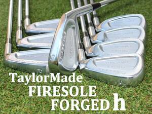 【田中秀道モデル】 TaylorMade　FIRESOLE FORGED h　DG S400　3-P　8本　メンズアイアン　テーラーメイド　ファイアーソール　フォージド