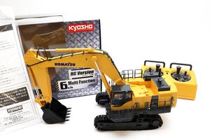 KYOSHO 京商 建設機械シリーズ 小松 油圧ショベル PC1250-8 ラジコン HYDRAULIC EXCAVATOR KOMATSU 1/50 ※不動.ジャンク【x-B56638】