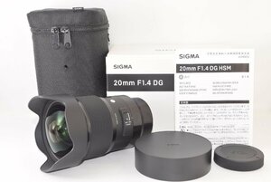 ★極上品★ SIGMA シグマ 20mm F1.4 DG HSM Art 015 Leica SL/TL用 マウント 2312061