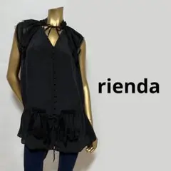 【3201】rienda ノースリーブ トップス M