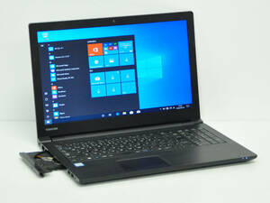 ♪ 上位モデル dynabook B55/M ♪第8世代 Core i5-8250U/ メモリ8GB/ SSD:128GB / カメラ/ マルチ / テンキー/ Office2019/ Win11