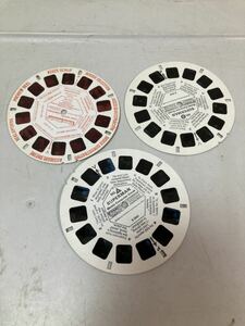 ●スーパーマン View-Master 3枚 ネガ フィルム 玩具 記録　アニメ